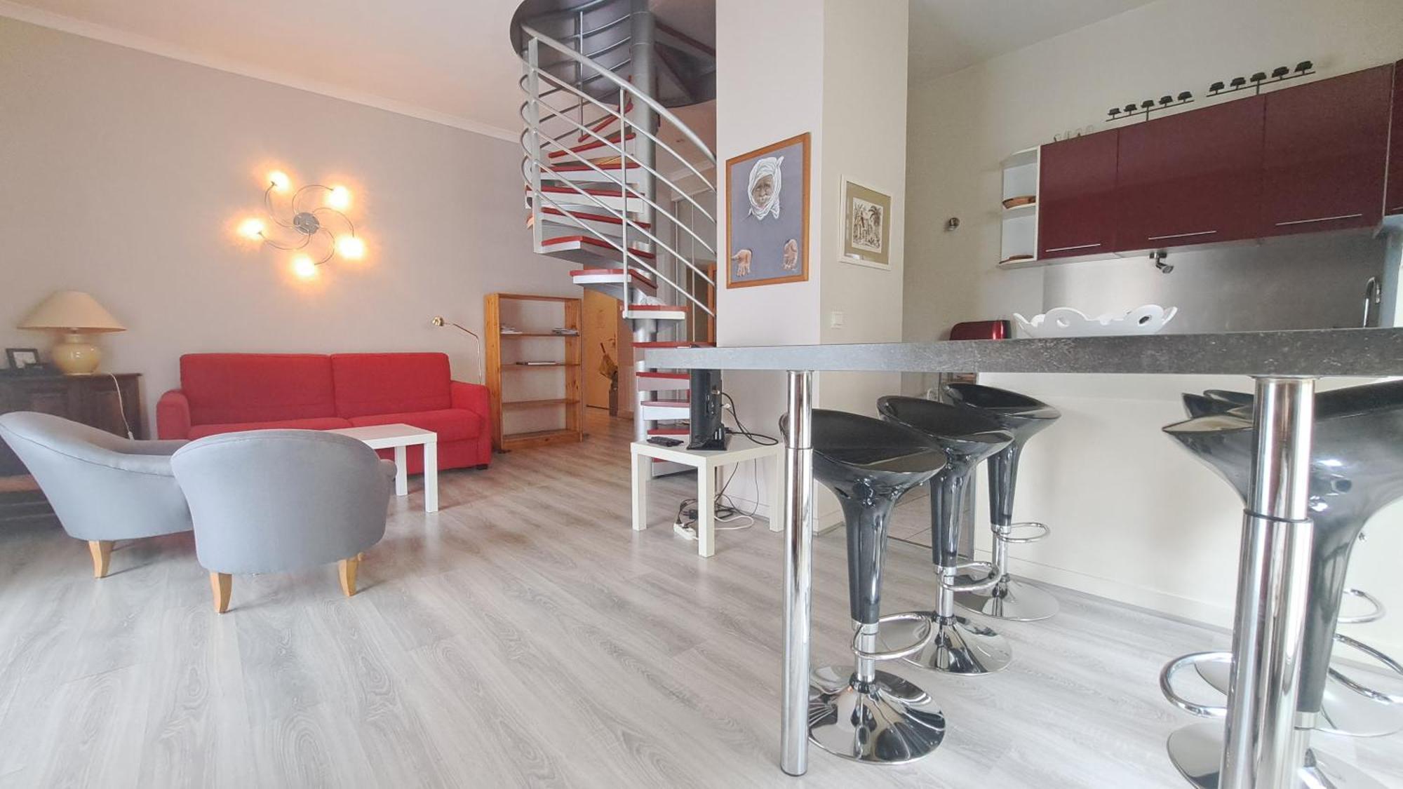 Duplex Quartier Cathedrale Parking Prive Apartment Tours Luaran gambar